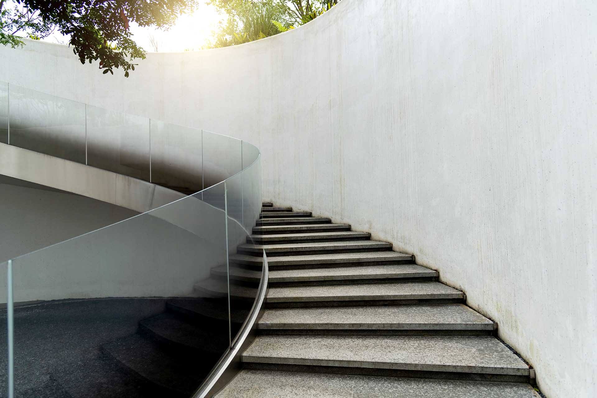 factory-secured curved glass Transparent Design